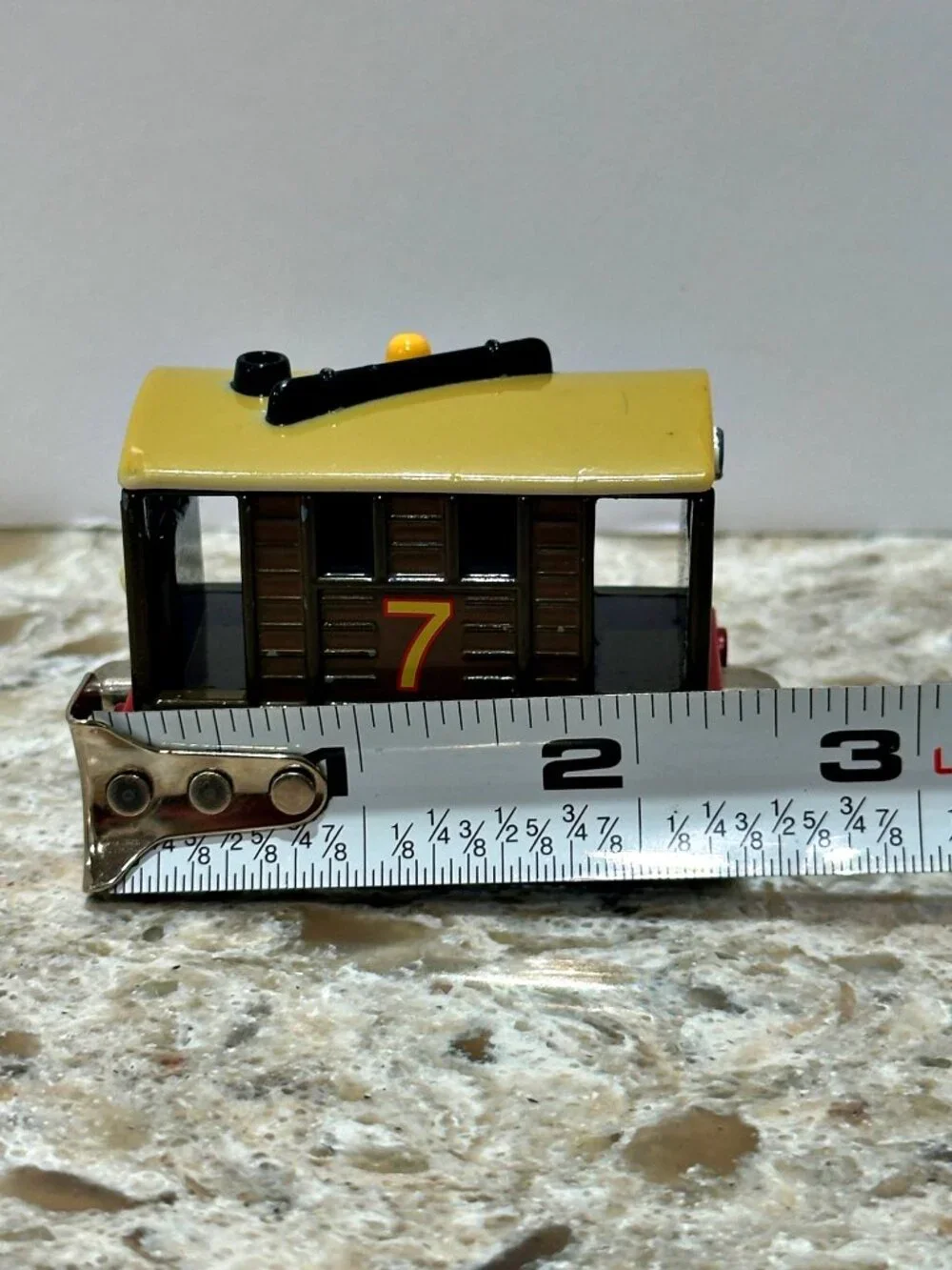Thomas & Friends Toby the Tram #7 Take Along 2002 Learning Curve Diecast Gullane